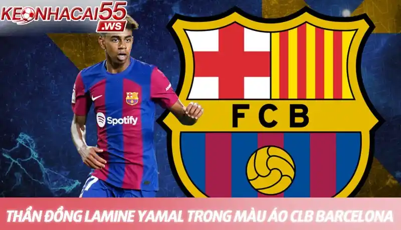 Tiểu sử Lamine Yamal - Hành trình của một huyền thoại đương đại 4 Thần đồng Lamine Yamal trong màu áo CLB Barcelona